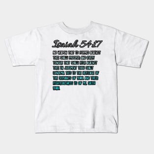 Isaiah 54:17 Kids T-Shirt